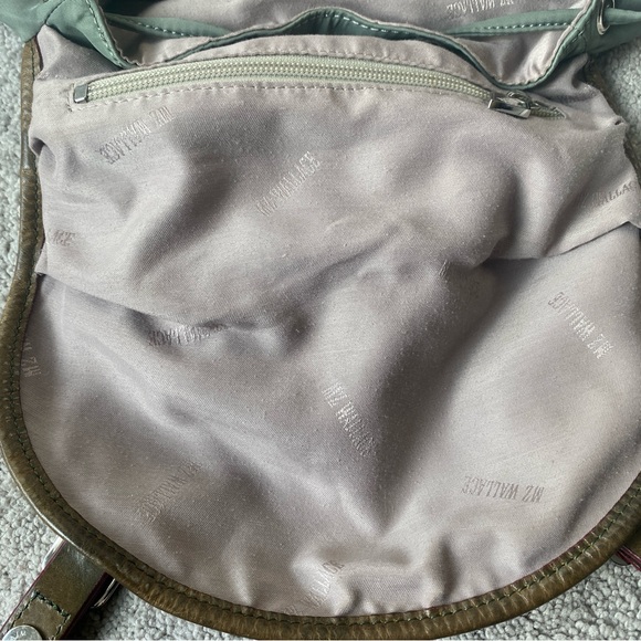 MZ Wallace Marlena Army Green Nylon Backpack Olive - Picture 9 of 16